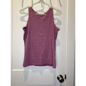 Women’s Pact Organic Cotton Athleisure Lightweight Crewneck Tank Top Purple XS